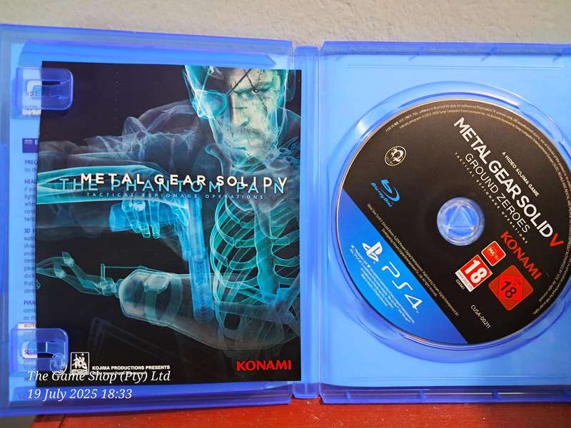 PS4 METAL GEAR SOLID V : GROUND ZEROES