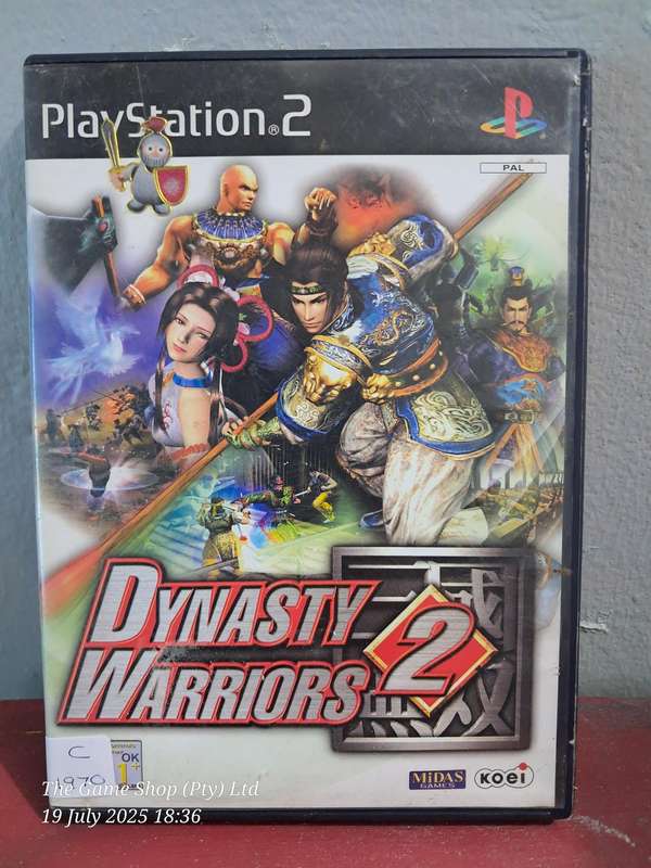 PS2 DYNASTY WARRIORS 2 - NO MANUAL