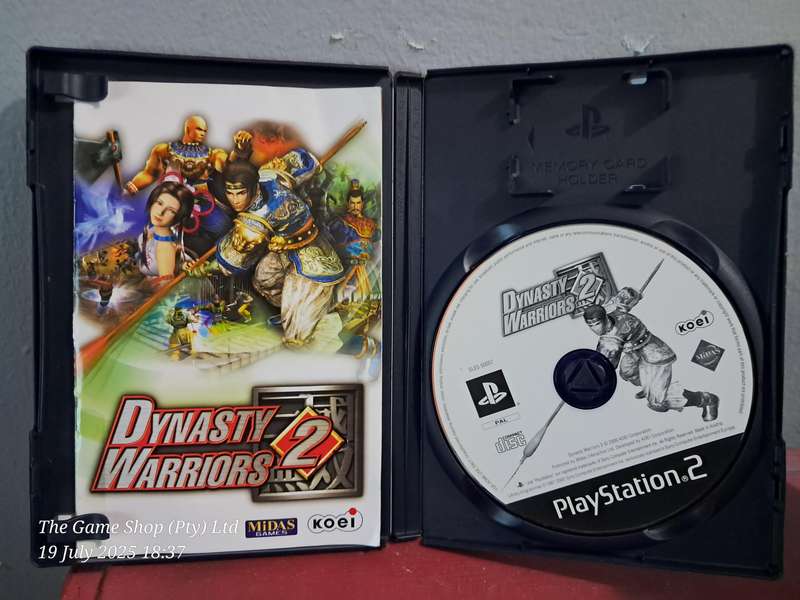 PS2 DYNASTY WARRIORS 2 - NO MANUAL