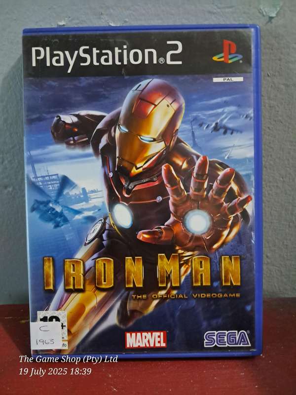 PS2 IRON MAN - NO MANUAL