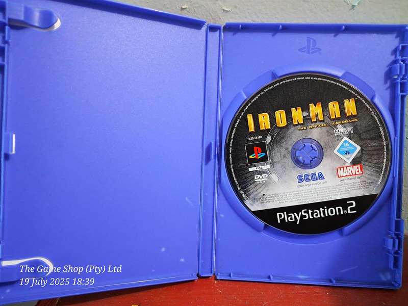 PS2 IRON MAN - NO MANUAL