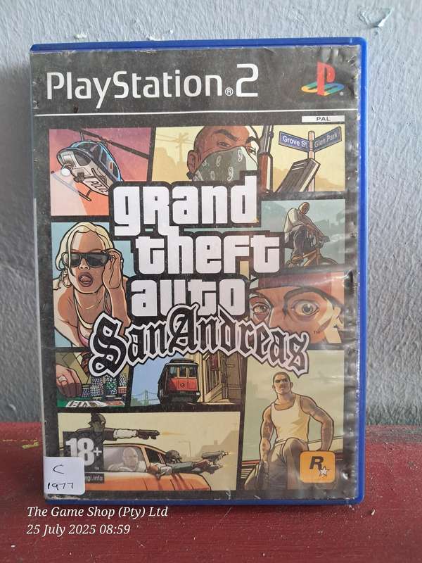 PS2 Grand Theft Auto : San Andreas - No Manual