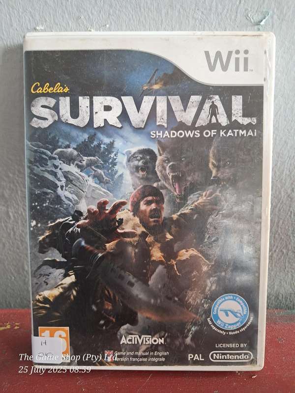 WII CABELA'S SURVIVAL : SHADOWS OF KATMAI - CIB