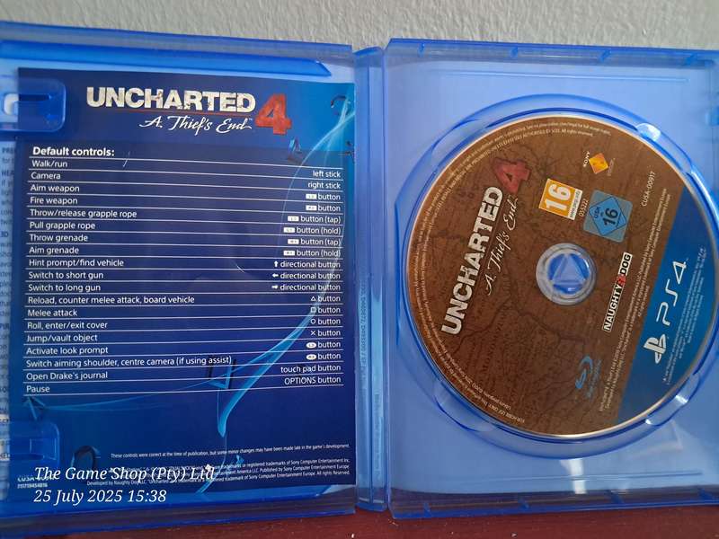PS4 UNCHARTED 4 : A THIEF'S END