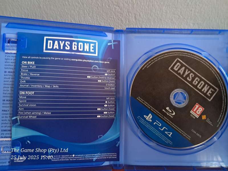 PS4 DAYS GONE