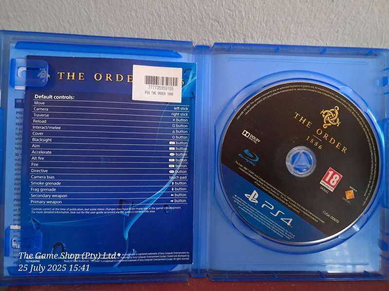PS4 THE ORDER 1886