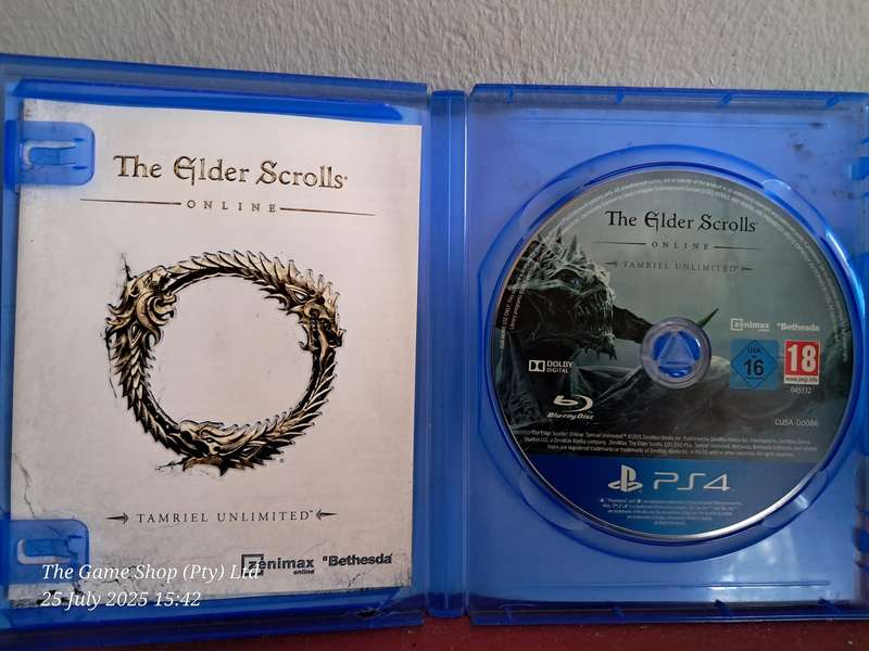 PS4 THE ELDER SCROLL ONLINE : TAMRIEL UNLIMITED