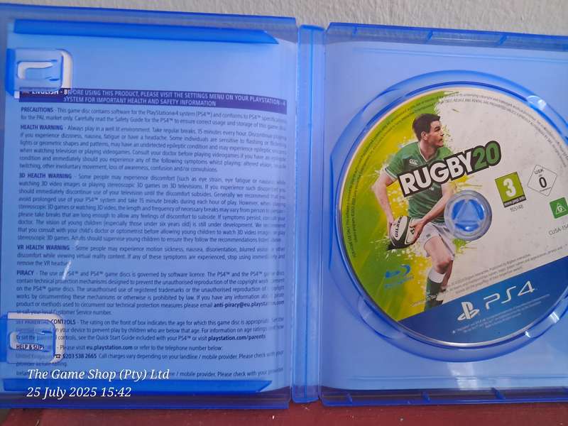PS4 RUGBY 20