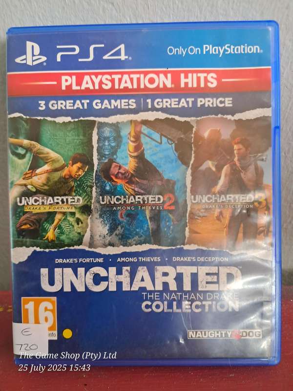 PS4 UNCHARTED : THE NATHAN DRAKE COLLECTION