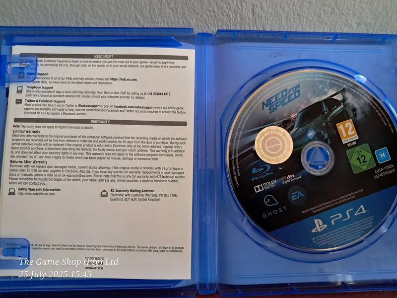 PS4 NEED FOR SPEED