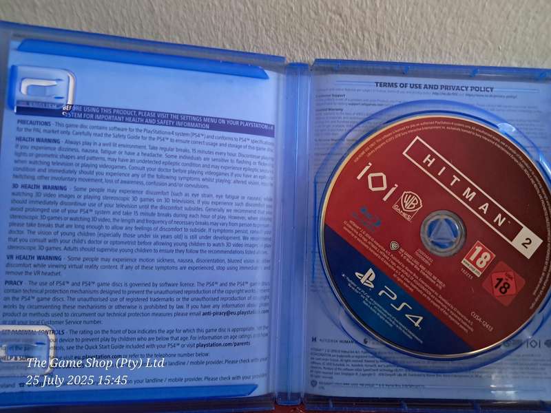 PS4 HITMAN 2
