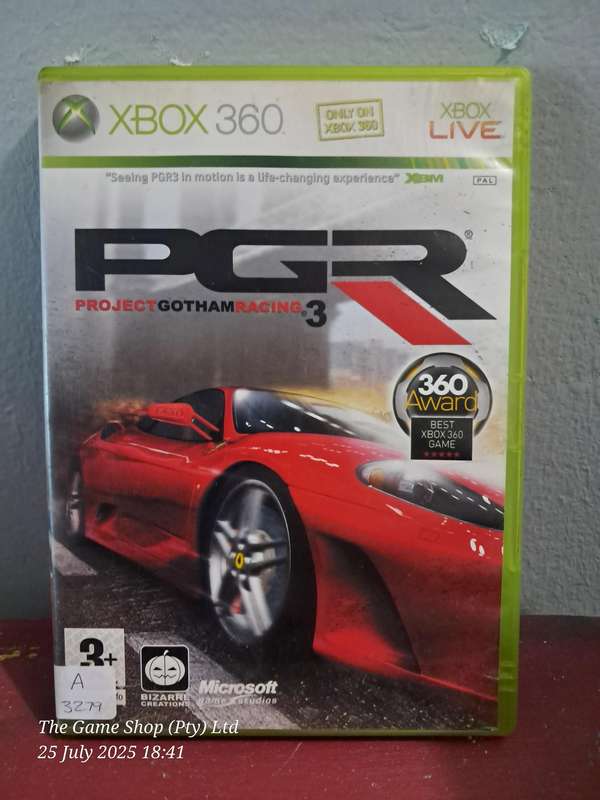 XBOX 360 PROJECT GOTHAM RACING 3 - CIB