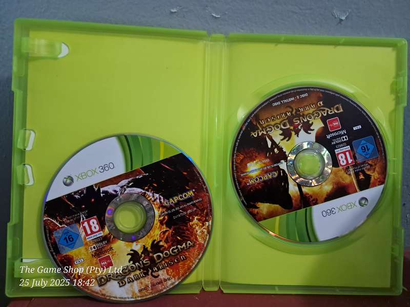 XBOX 360 DRAGON'S DOGMA : DARK ARISEN - NO MANUAL