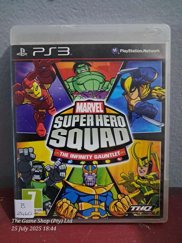 PS3 MARVEL SUPER HERO SQUAD  - NO MANUAL