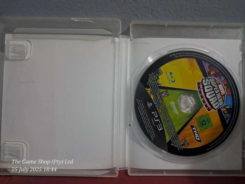 PS3 MARVEL SUPER HERO SQUAD  - NO MANUAL