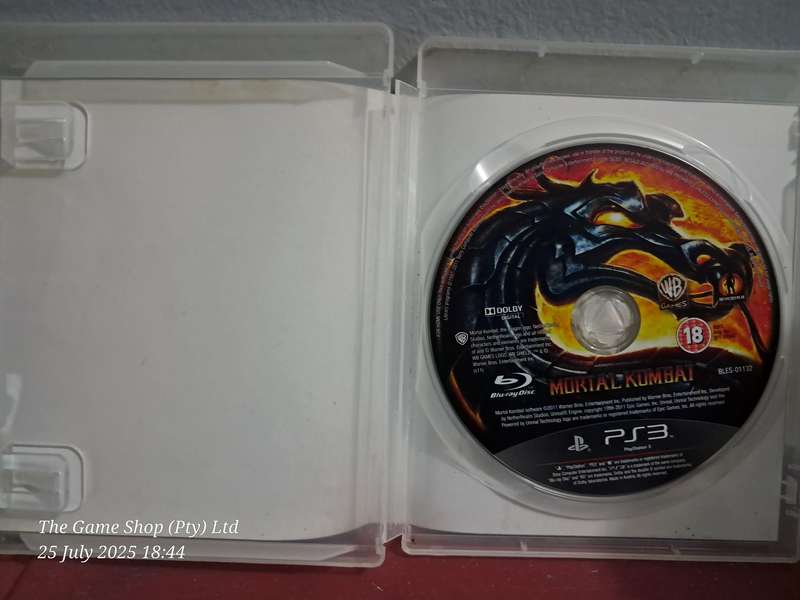PS3 MORTAL KOMBAT - NO MANUAL