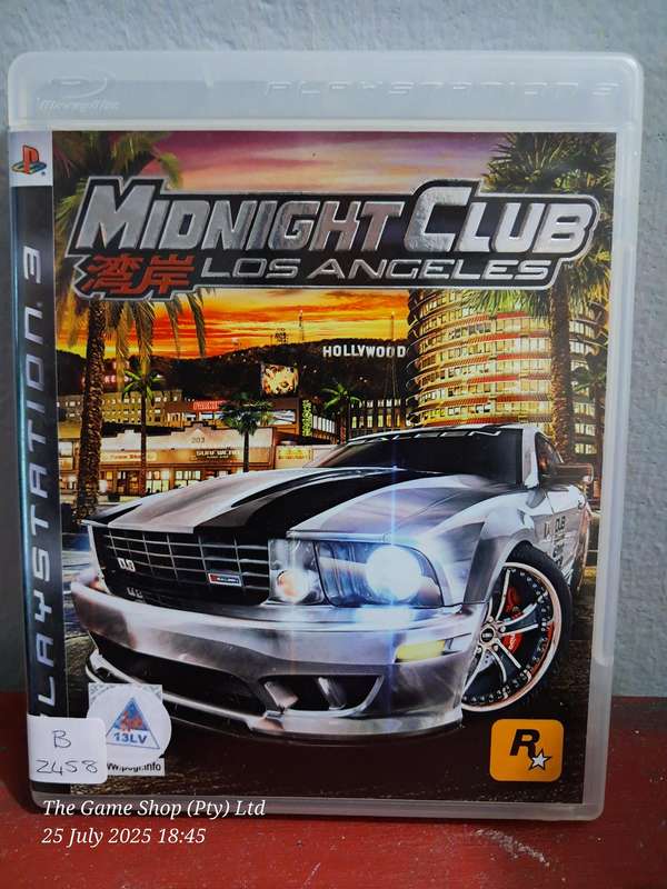PS3 MIDNIGHT CLUB : LOS ANGELES - CIB
