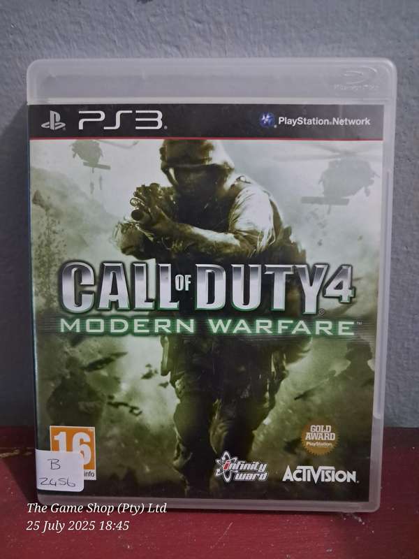 PS3 CALL OF DUTY 4 : MODERN WARFARE - CIB