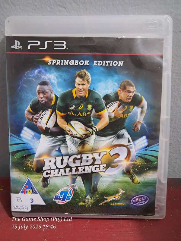 PS3 RUGBY CHALLENGE 3 - CIB