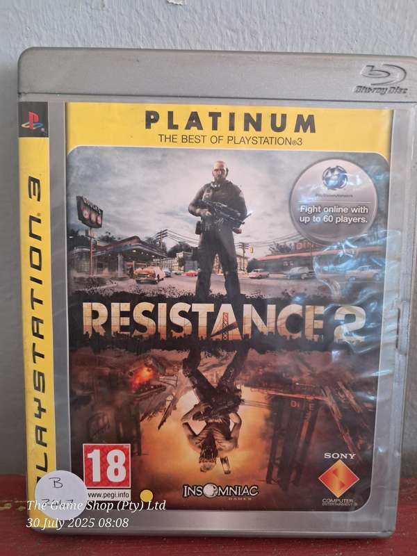PS3 RESISTANCE 2 (PLATINUM) CIB