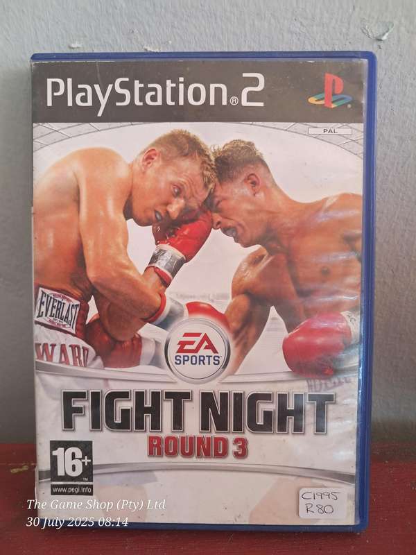 PS2 FIGHT NIGHT ROUND 3 - CIB