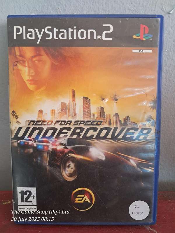 PS2 Need for Speed : Undercover - no Manual