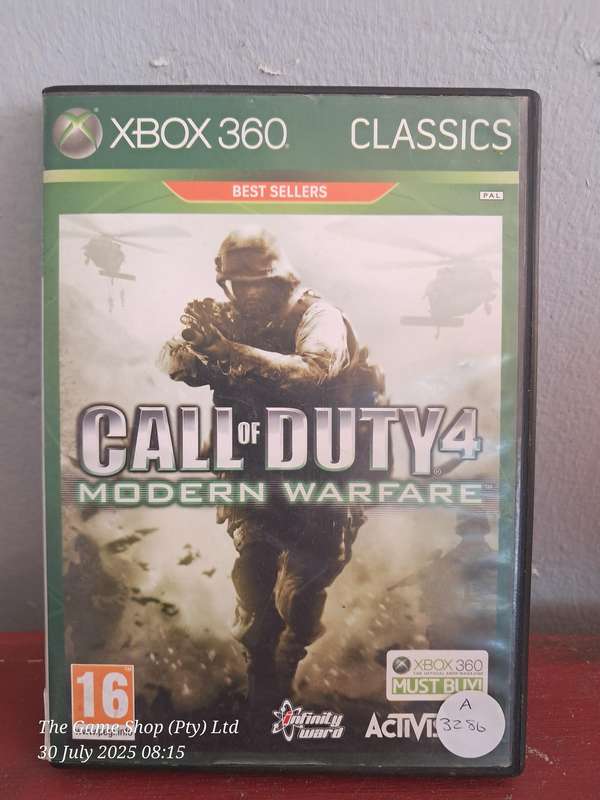 XBOX 360 CALL OF DUTY 4 : MODERN WARFARE 1 - CIB