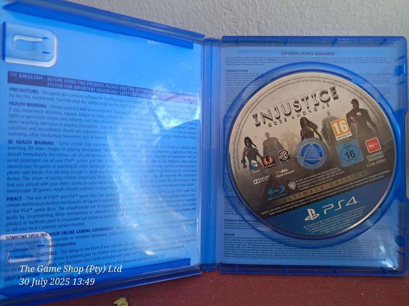 PS4 INJUSTICE GODS AMONG US - ULTIMATE EDITION