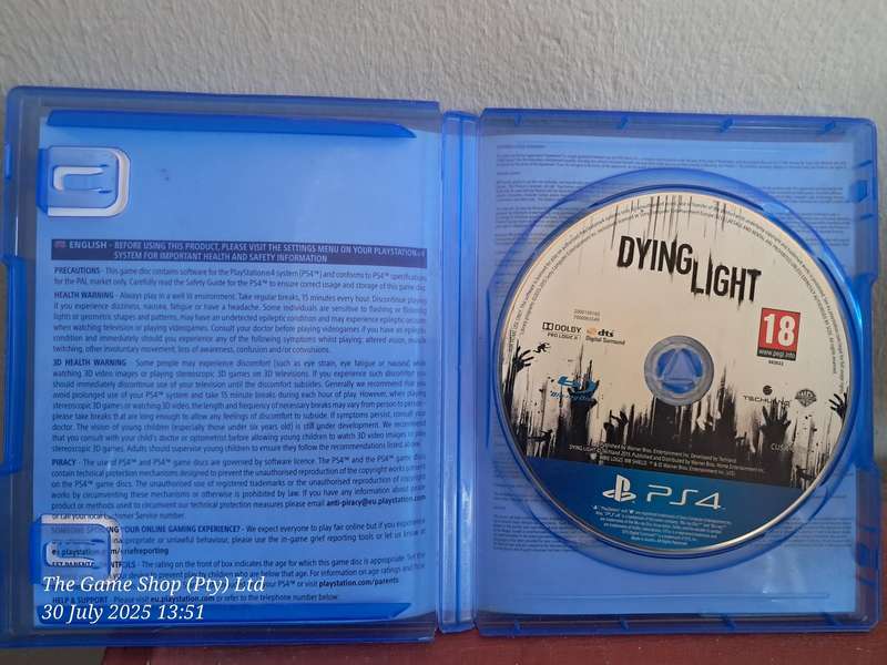 PS4 DYING LIGHT