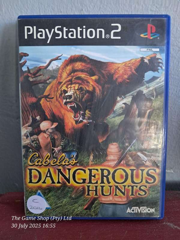PS2 CABELA'S DANGEROUS HUNTS - NO MANUAL