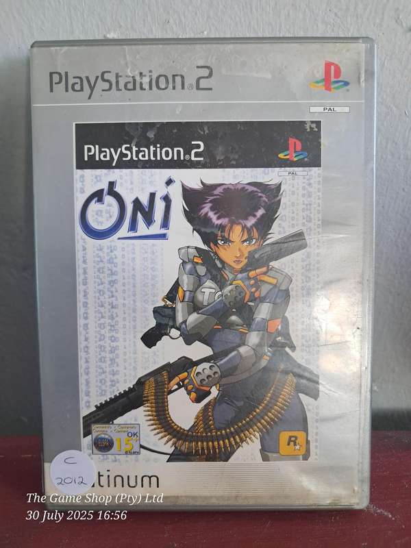 PS2 ONI (PLATINUM) - CIB