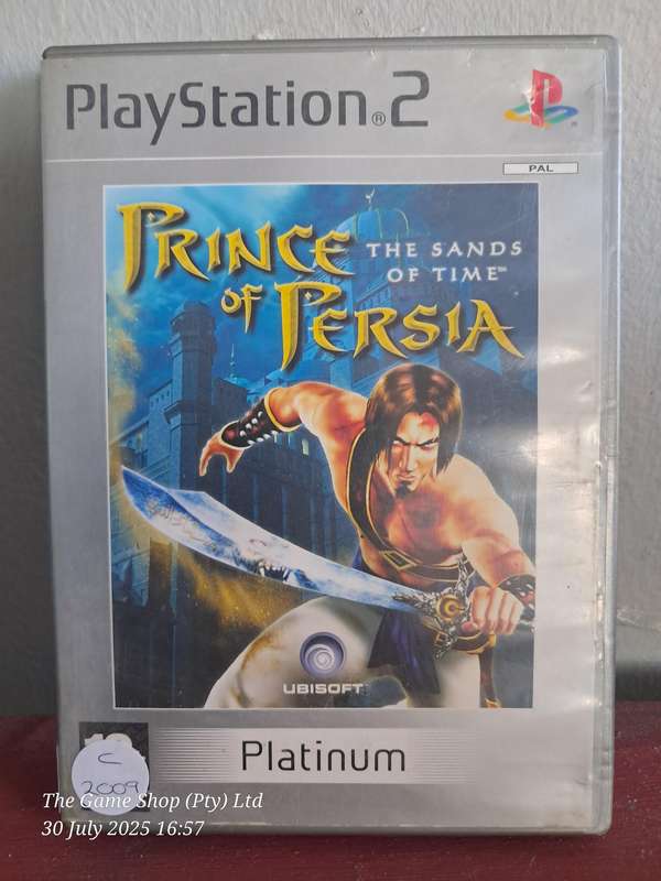 PS2 PRINCE OF PERSIA : SANDS OF TIME (PLATINUM) - NO MANUAL