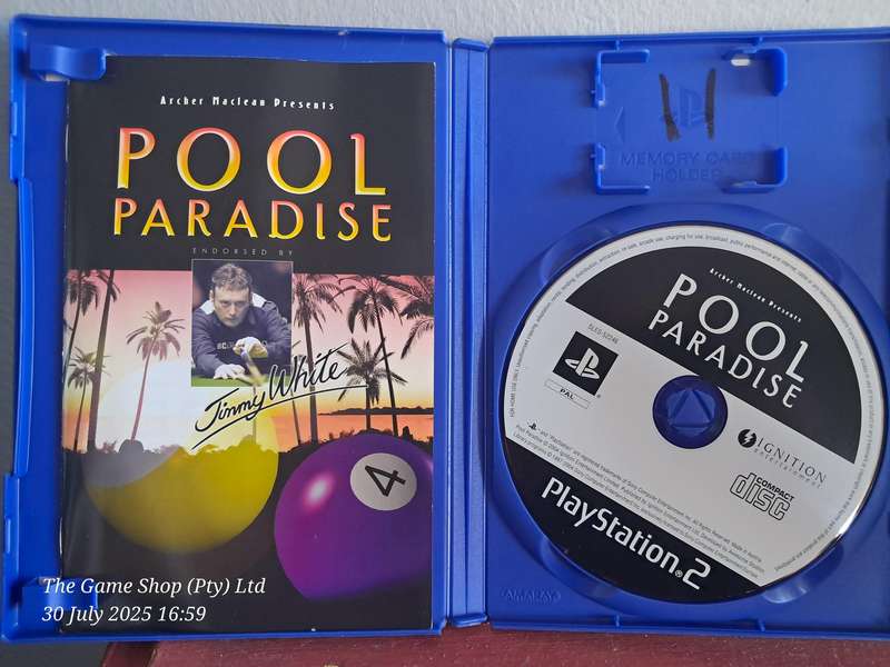 PS2 POOL PARADISE - CIB
