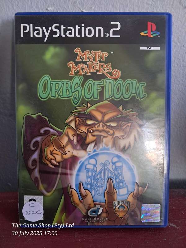 PS2 MYTH MAKER : ORBS OF DOOM - CIB