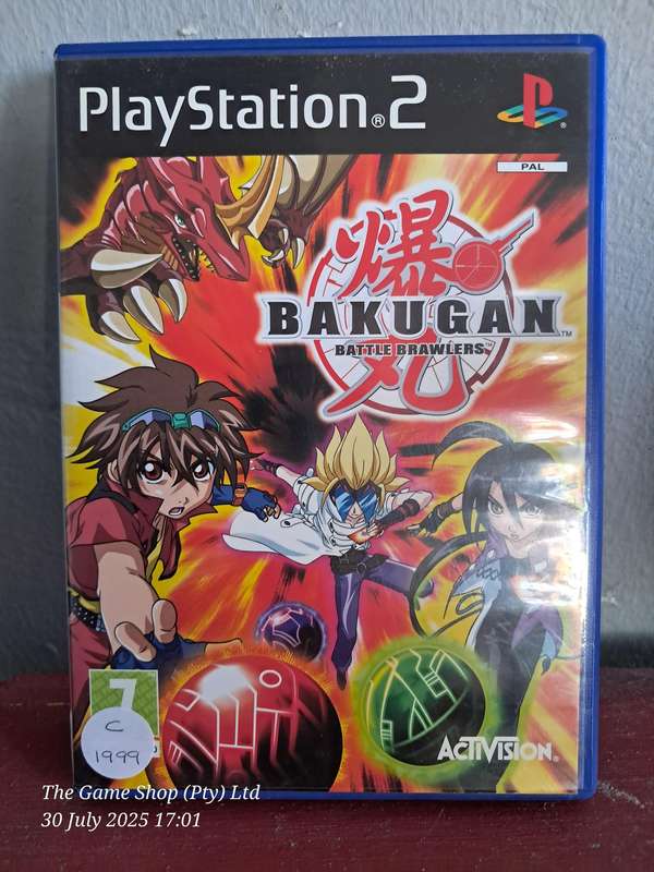 PS2 BAKUGAN BATTLE BRAWLERS - CIB