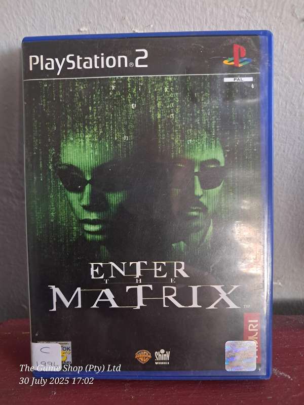 PS2 ENTER THE MATRIX - NO MANUAL