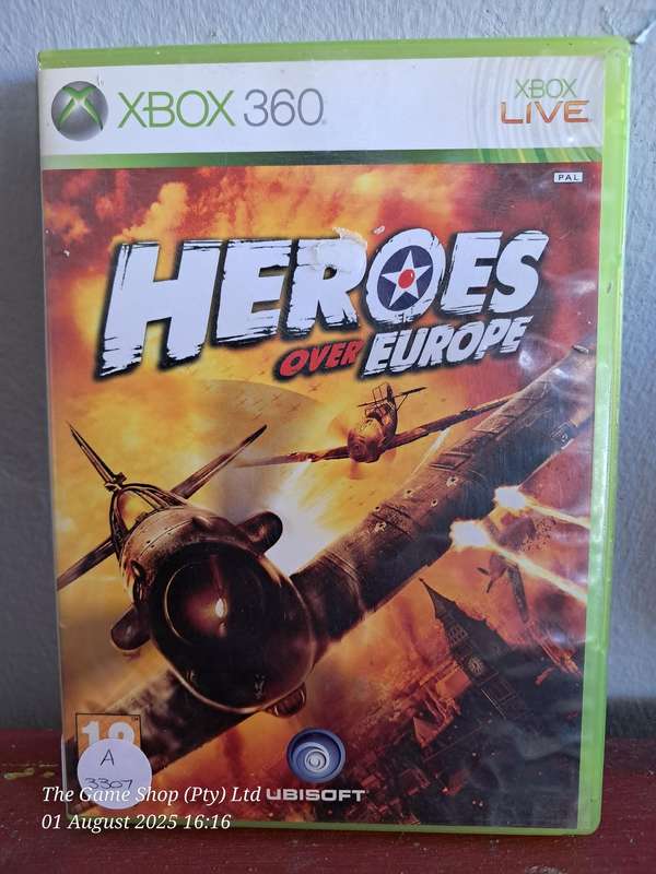 XBOX 360 HEROES OVER EUROPE - NO MANUAL