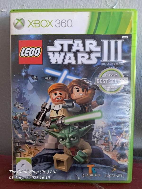 XBOX 360 LEGO STAR WARS III : THE CLONE WARS - CIB