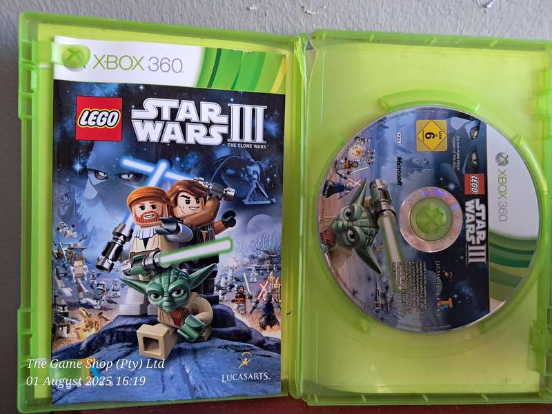 XBOX 360 LEGO STAR WARS III : THE CLONE WARS - CIB