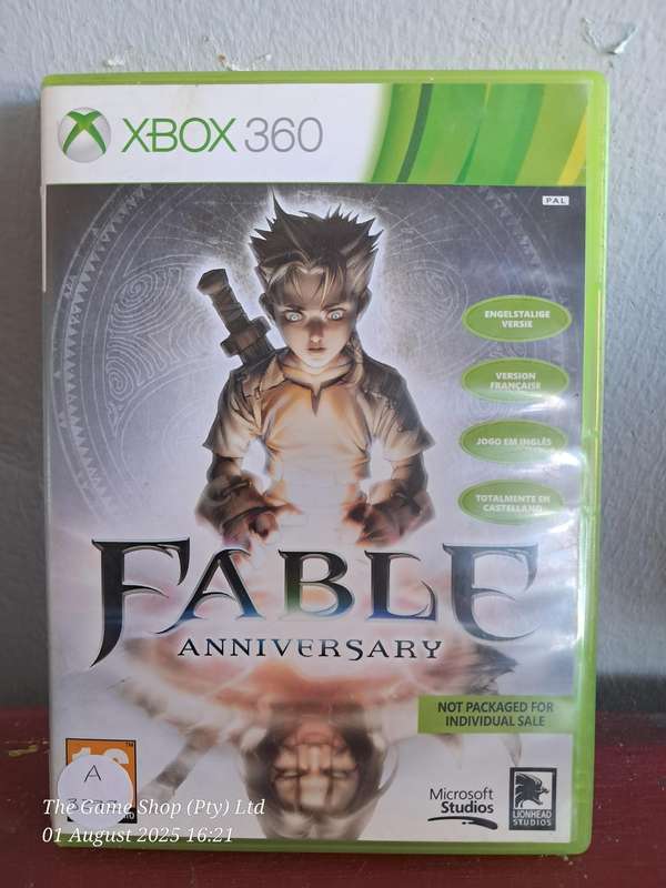 XBOX 360 FABLE ANNIVERSARY - CIB