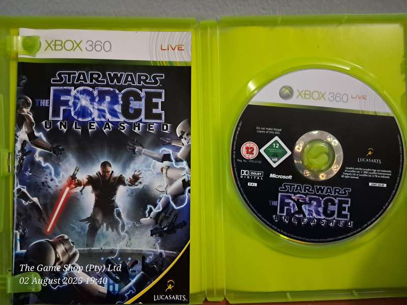 XBOX 360 STAR WARS : THE FORCE UNLEASHED - CIB