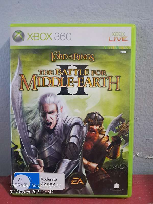 XBOX 360 LORD OF THE RINGS : BATTLE FOR MIDDLE EARTH II - CIB