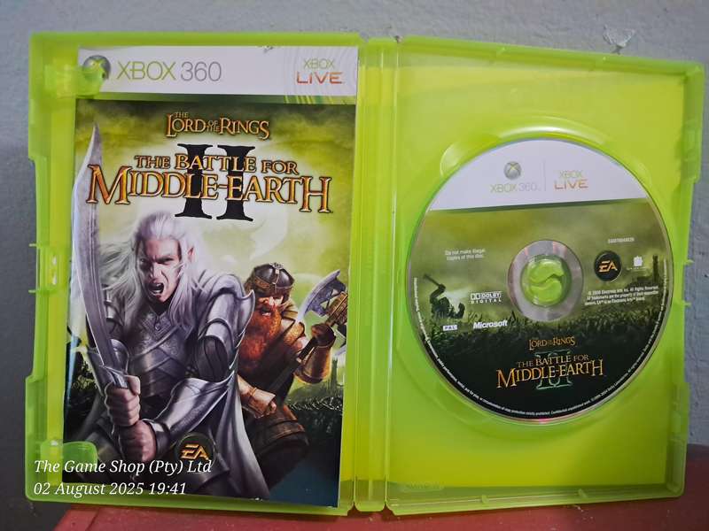 XBOX 360 LORD OF THE RINGS : BATTLE FOR MIDDLE EARTH II - CIB