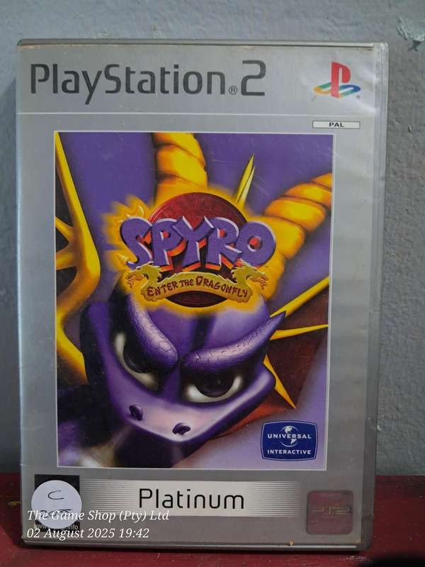 PS2 SPYRO : ENTER THE DRAGONFLY (PLATINUM) - NO MANUAL
