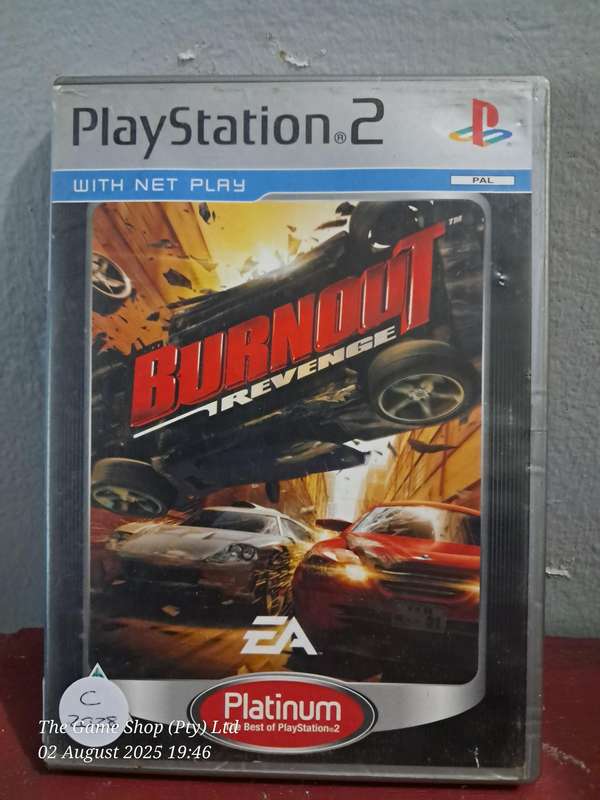 PS2 Burnout Revenge (Platinum) - CIB
