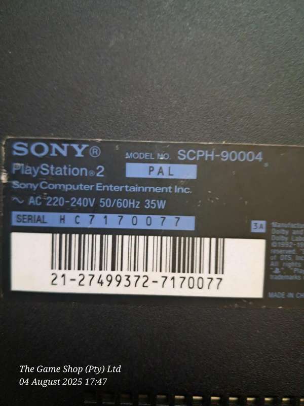 PS2 CONSOLE + 15 GAMES
