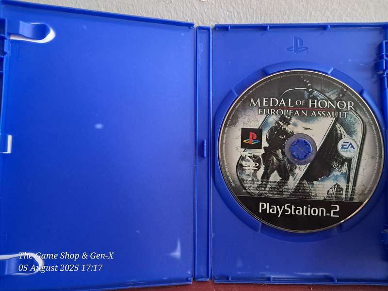 PS2 MEDAL OF HONOR : EUROPEAN ASSAULT (NO MANUAL)