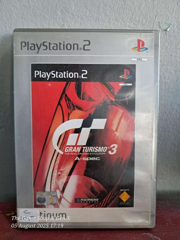 PS2 GRAN TURISMO 3 - PLATINUM (CIB)