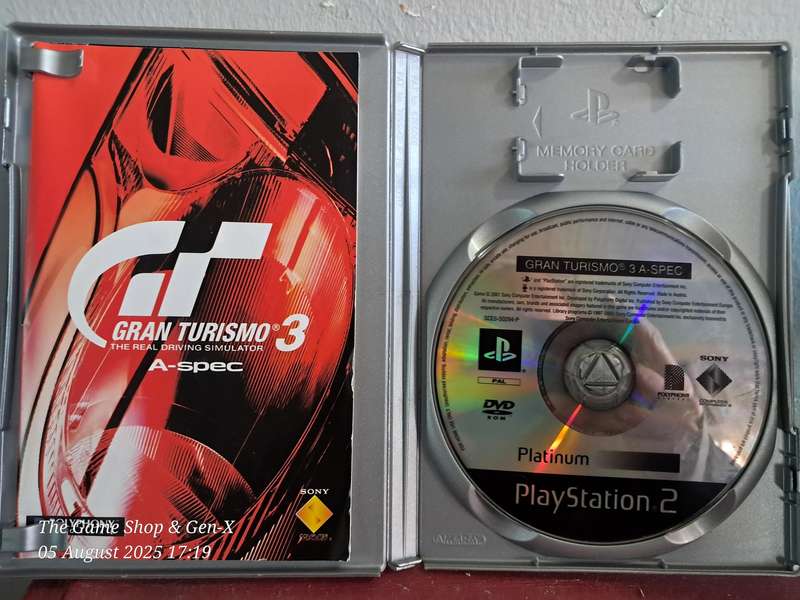 PS2 GRAN TURISMO 3 - PLATINUM (CIB)