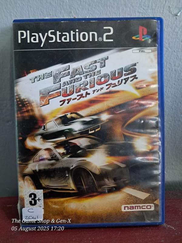 PS2 FAST AND THE FURIOUS - NO MANUAL